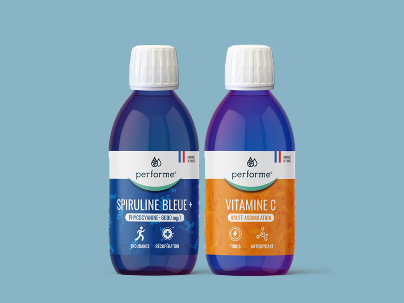 Pack Sport • Vitamine C et Spiruline Bleue+